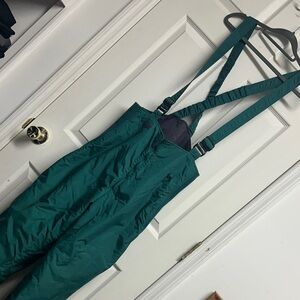 Columbia Men's Green Snow Bib